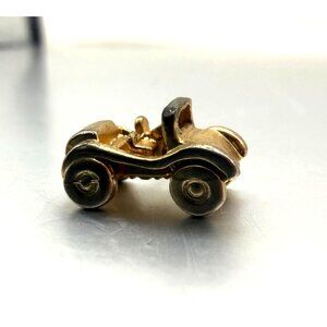 Vintage Sarah Coventry Gold Tone Convertible Car Pin Brooch